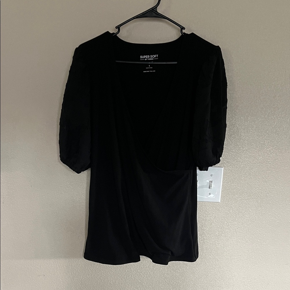Torrid Super Soft Black Top